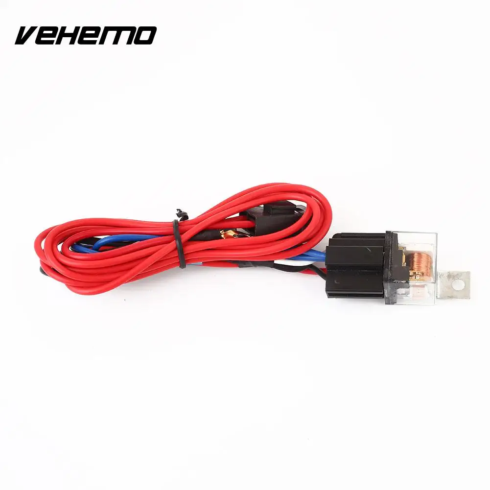 Please leaving a message before you give the bad feedback, if the products have some problems. Package Includes: 1 X Wiring Harness 1 X Relay
