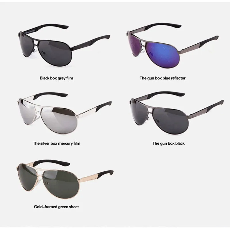 Мужские солнцезащитные очки с поляризационными стеклами UV400|fashion sun glasses|sun glassessun