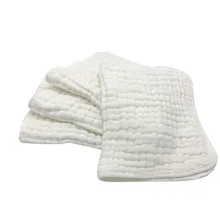 plain white burp cloths