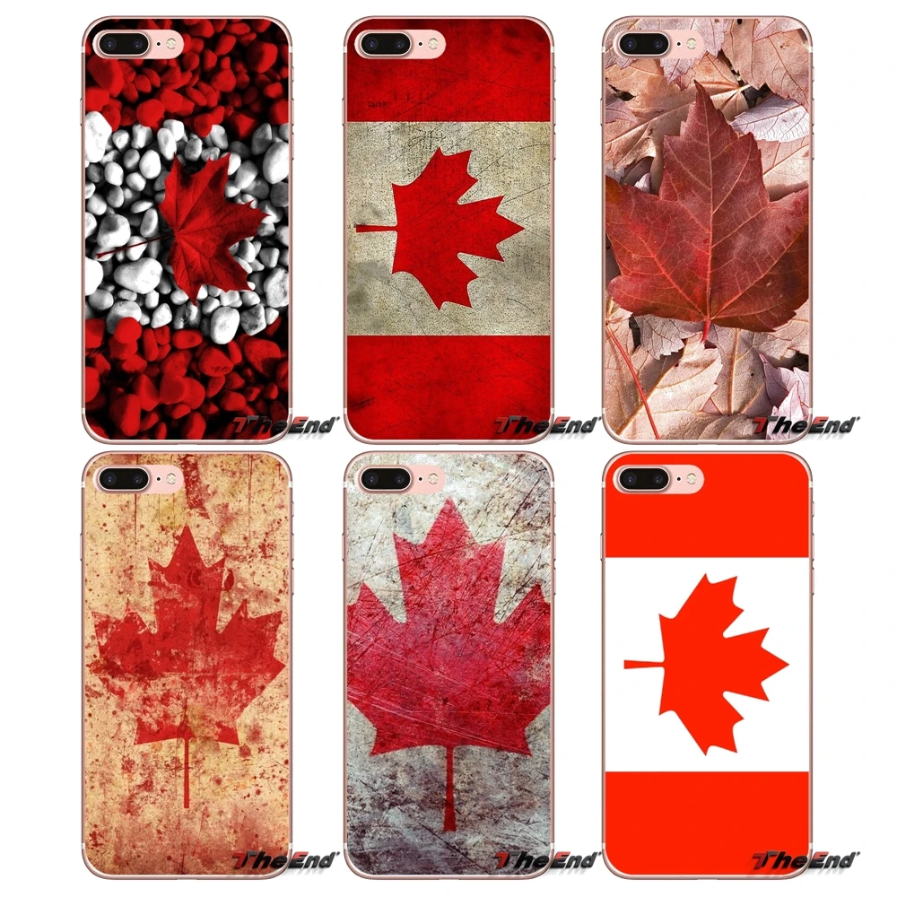 

For Huawei P Smart Y6 P8 P9 P10 Plus Nova P20 Lite Pro Mini 2017 SLA-L02 SLA-L22 2i Accessories Phone Cases Canadian Canada Flag