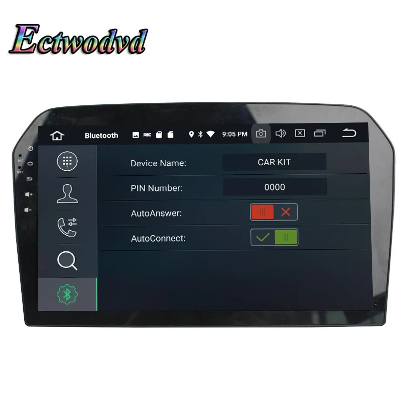 Top Ectwodvd Octa Core 4G RAM 64G ROM Android 9.0 Car Multimedia DVD Player GPS HeadUnit for VW Jetta 2012 2013 2014 2015 11