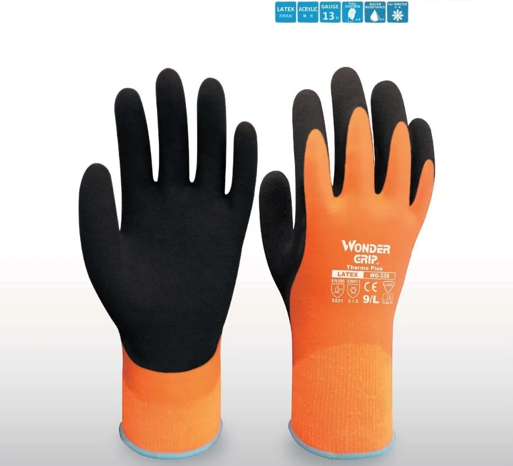 Холодное хранение назначение водонепроницаемые защитные перчатки 10 пар теплые зимние анти Холодостойкие рабочие перчатки