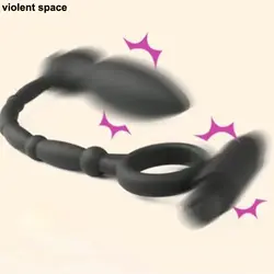 Violent space анальная пробка расширитель анальный вибратор секс игрушки для женщин простата массажер для мужчин анальные шарики эротические