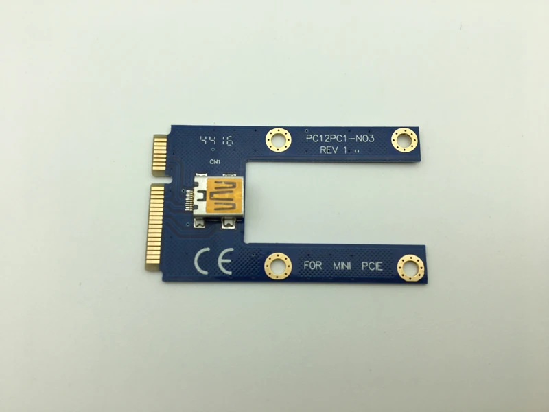 Мини PCIe Riser PCI Express 1x до 16x для ноутбука внешняя графическая карта GDC Miner Mini e