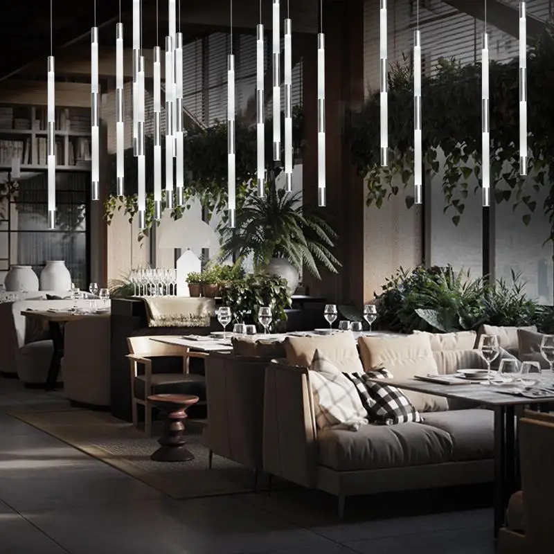 Luces de techo Led Lámpara Colgante Moderna Iluminacion 110 v-220 v Para La Decoración de Iluminación Industrial Moderna Iluminación Industrial