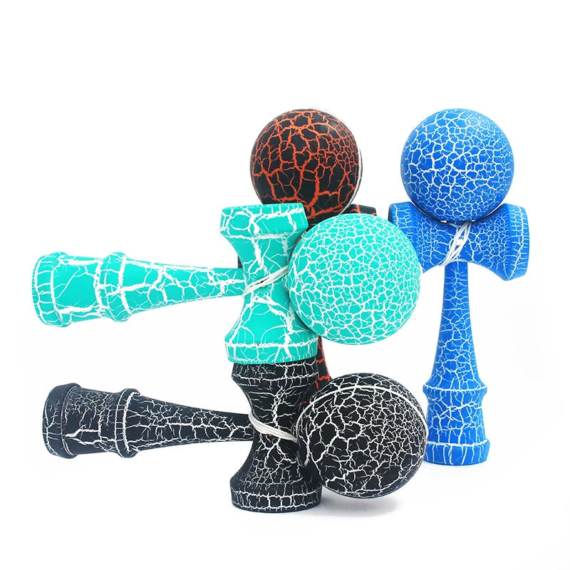 Горячие деревянные спортивные игрушки Kendama, уличные игрушки, шарики, два цвета, трещины из бука, для детей и взрослых, спортивные мячи, здоровые, для активного отдыха