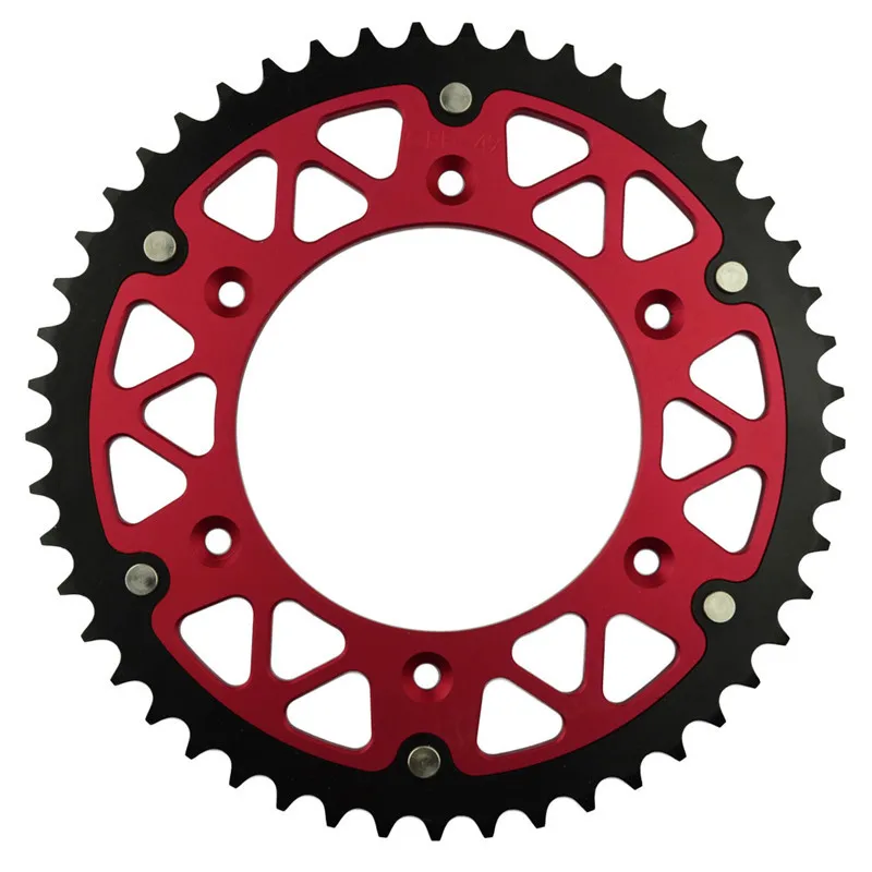 

Motorcycle Parts Steel Aluminium Composite 49T Rear Sprocket for HONDA CRF250R CRF 250R CRF250 CRF 250 R 2004-2014 Fit 520 Chain