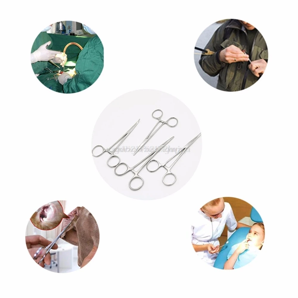 Professional Рыбалка линии щипцы для наращивания волос Нержавеющая сталь Hemostat зубчатые развязку ножницы инструменты Mr21 19 челнока
