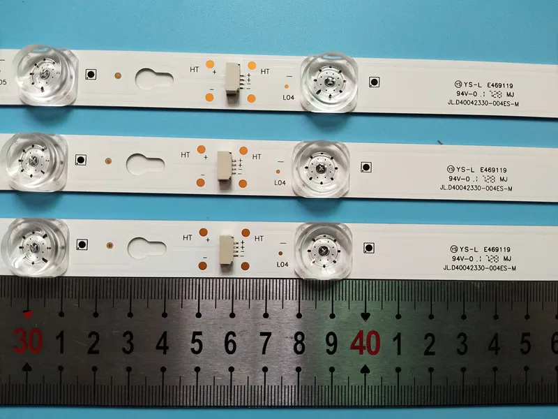 Светодиодная лента для подсветки 8 ламп Toshiba 40d2900 L40F3301B 40A730U 40l2600 L40D2900F YHB 4C LB4008 YH05J