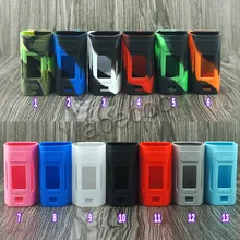 5 шт. чехол для Wismec Reuleaux RX2 20700 200 Вт vape мод силиконовый резиновый чехол с кожной основой корпус наклейка рукав vape ручка оболочка