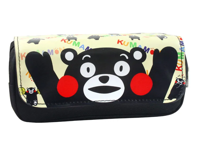 Аниме Kumamon мультяшный чехол карандаш модная женская и мужская сумка для макияжа