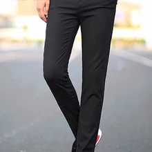 TANGNEST/Лидер продаж Повседневное Для мужчин штаны Цвет прямые длинные брюки Мужской Тонкий Удобные Pantalon Homme MKX1106
