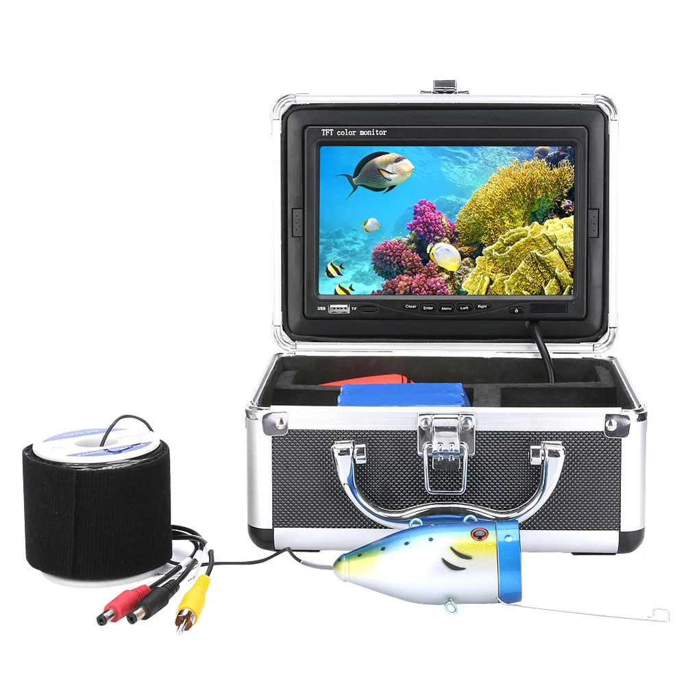 20M/30M 7 Color Digital LCD 1000TVL Fish Finder HD DVR Recorder Waterproof Fishing Video Underwater Fishing Camera