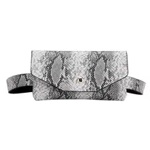 Новые модные поясные сумки, Дамская змеиная кожаная сумка с узором, сумка для телефона, кошелек для женщин с клапаном из искусственной кожи, мини поясные сумки, поясная сумка