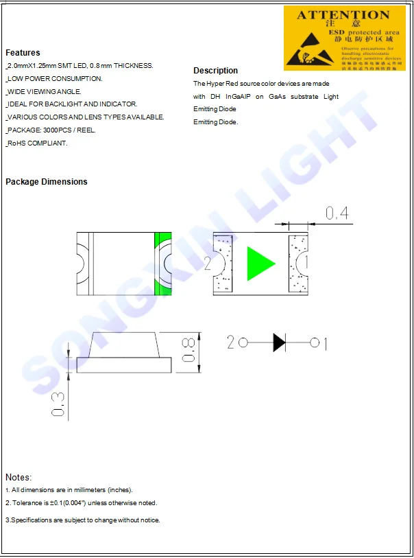 Светодиодный мигательный диод SMD 100 шт. светодиодный диодный светодиод s 0805