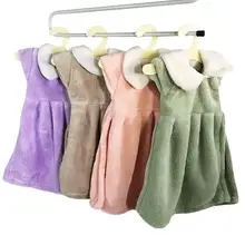 Мягкое Коралловое флисовое милое платье принцессы ручной абсорбент полотенца детская ванная комната быстросохнущая ткань с держатель аксессуаров для ванной