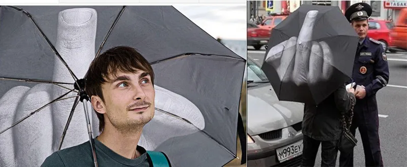 Личность черный средний палец от дождя зонты для Для мужчин прохладный Женский зонтик дождь Для женщин зонтик Ветрозащитный складной зонтик зонт женский