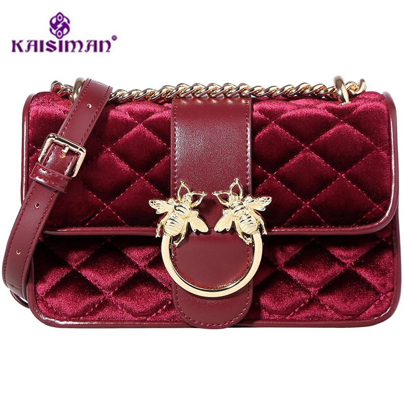 

Women Shoulder Bag Velvet Handbag Brands 2018 Design Luxury Famous Designer Crossbody Bag Bolsa Feminina High Quality Sac A Main