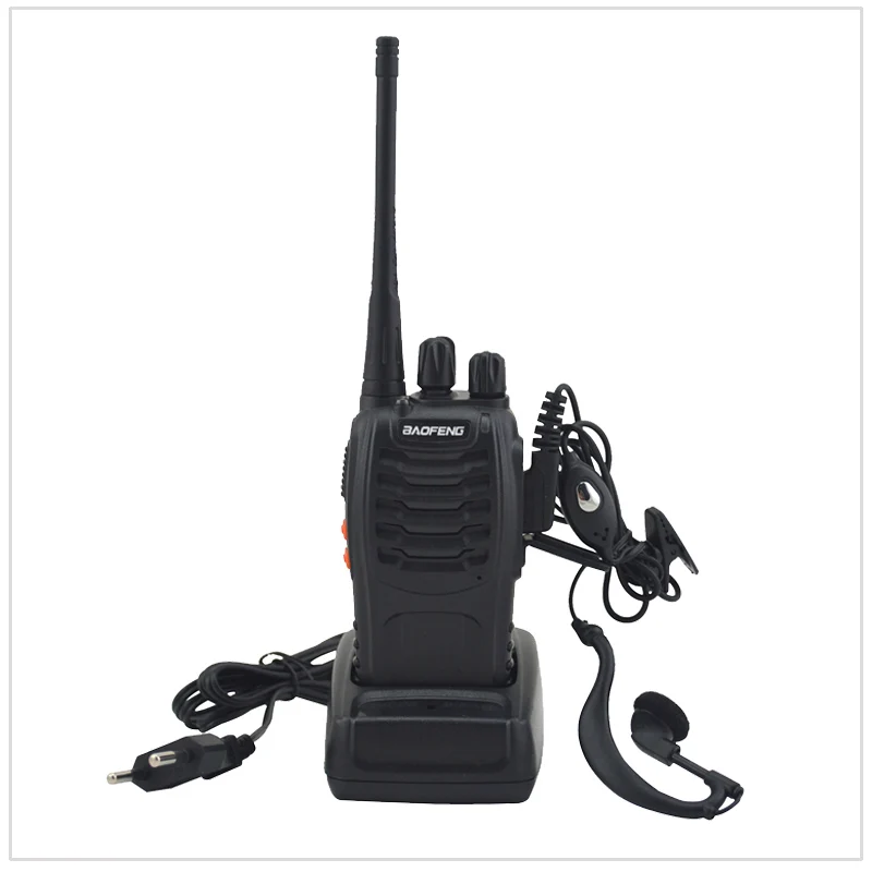 Рация Baofeng Радио BF-888S pofung 888s UHF 400-470MHz 16CH Портативное двухстороннее радио с наушником