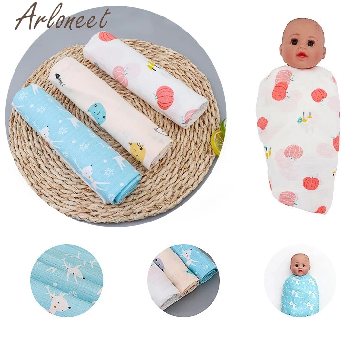 

ARLONEET Baby Bath Cotton Print Towel Boy&Girl Soft Cartoon Blanket Cotton Baby Printing Quilt Jan24