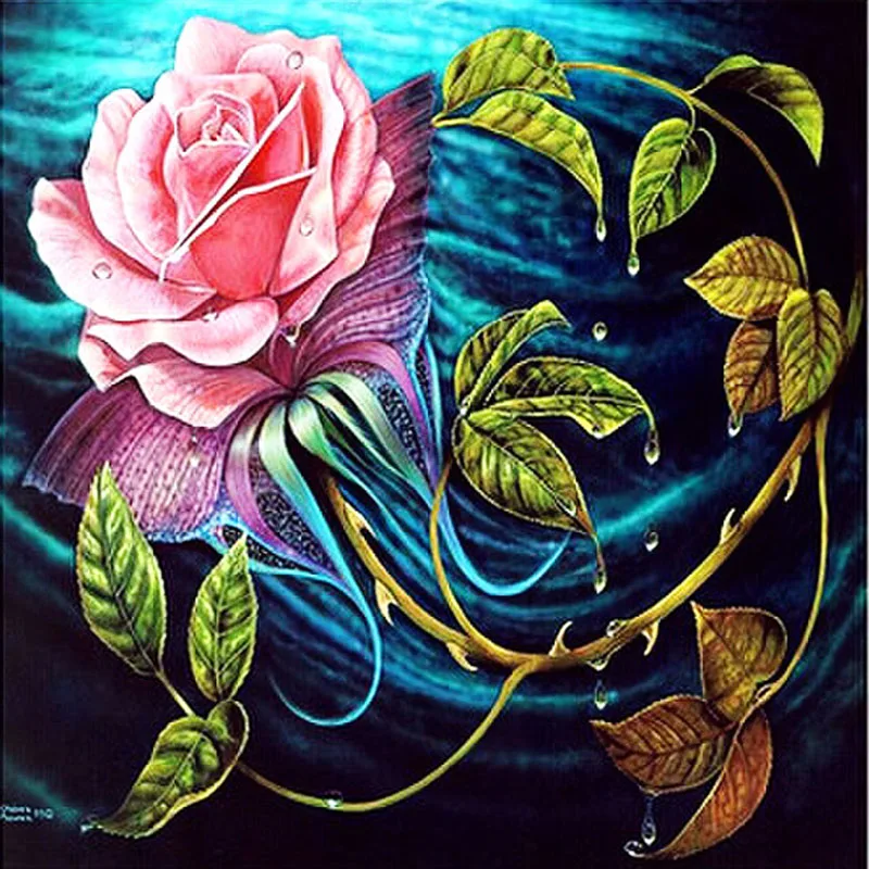 

5D diamond embroidery"Roses"icons living room decoration diy diamond painting plant 3D diamond mosaic christmas gift