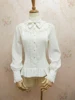 2022 New White Women's Shirt Sweet Lantern Sleeve Lace Ruffled Blouse for Girl by Yiliya ► Photo 2/6
