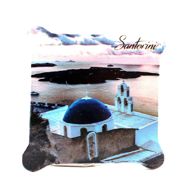 

YC171810 factory directly sell santorini greece refrigerator magnets