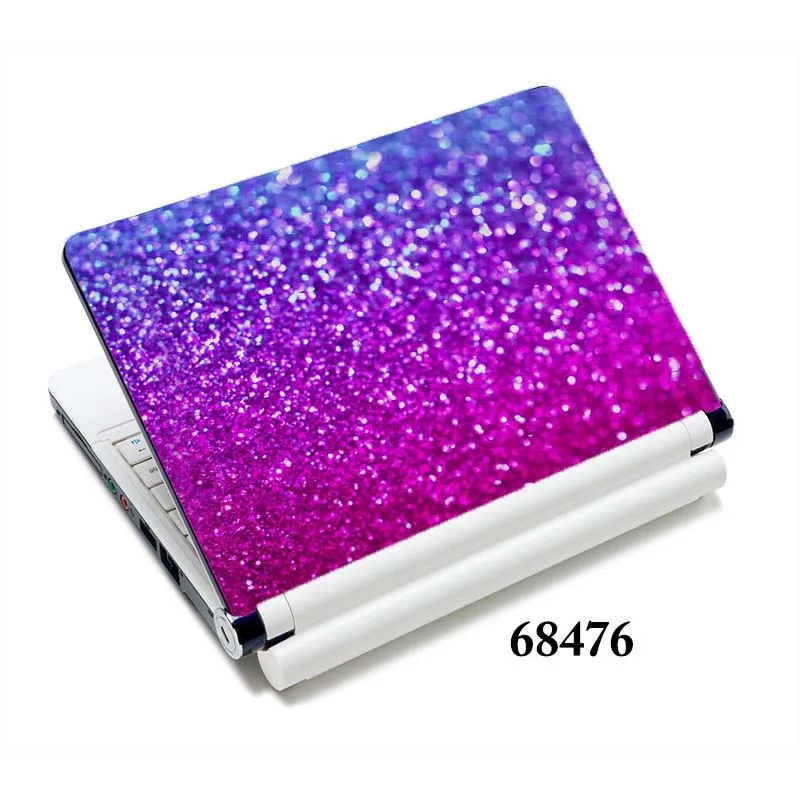 Стиль персонализированные красочные наклейки для ноутбука notbook skin case1" 12" 1" 15" 15," для macbook air/acer/lenovo - Цвет: Черный