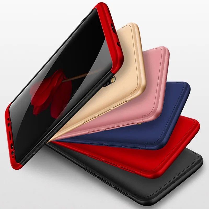 H&A 360 Full Protective Phone Case For Samsung Galaxy S9 S8 Plus S6 S7 Edge Matte PC Shockproof Cover For Samsung Note 9 8 Cases