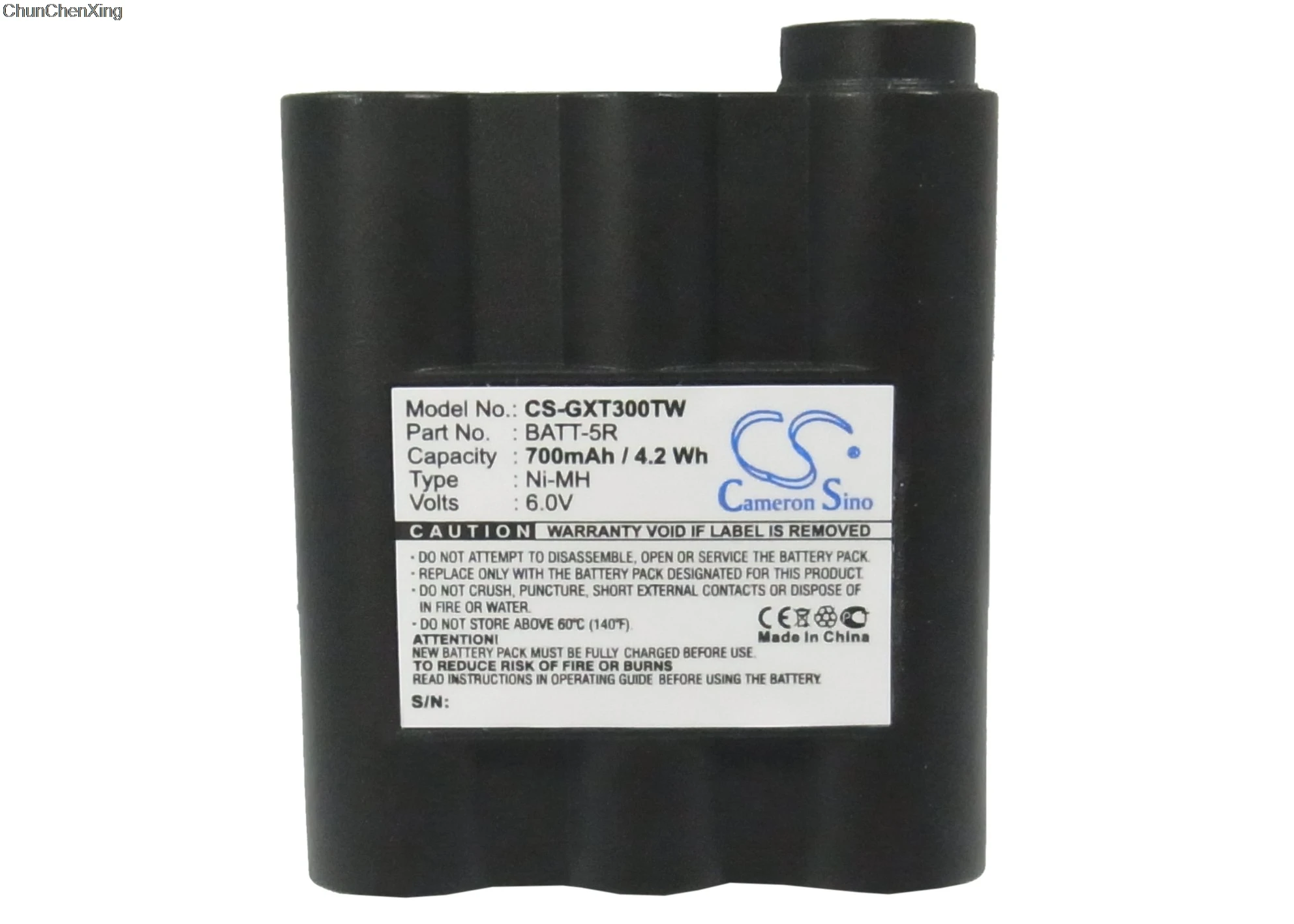 Аккумулятор Cameron Sino 700 мАч BATT-5R для Midland GXT1000, GXT1050, GXT300, GXT325, GXT400, GXT444, GXT450, GXT500, GXT550, GXT555, GXT600