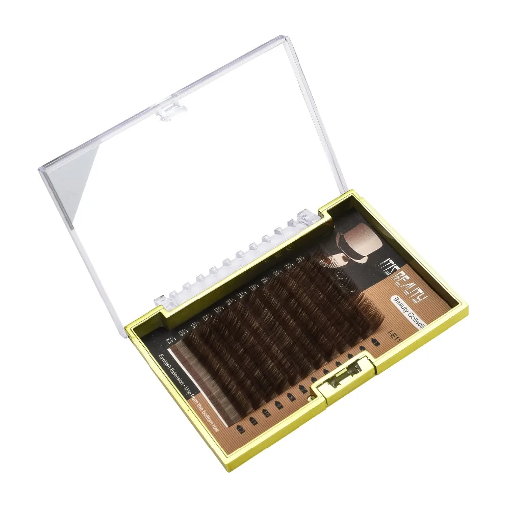 

NEW ITIS BEAUTY Brown Silk Flat Eyelash Extension I-E111