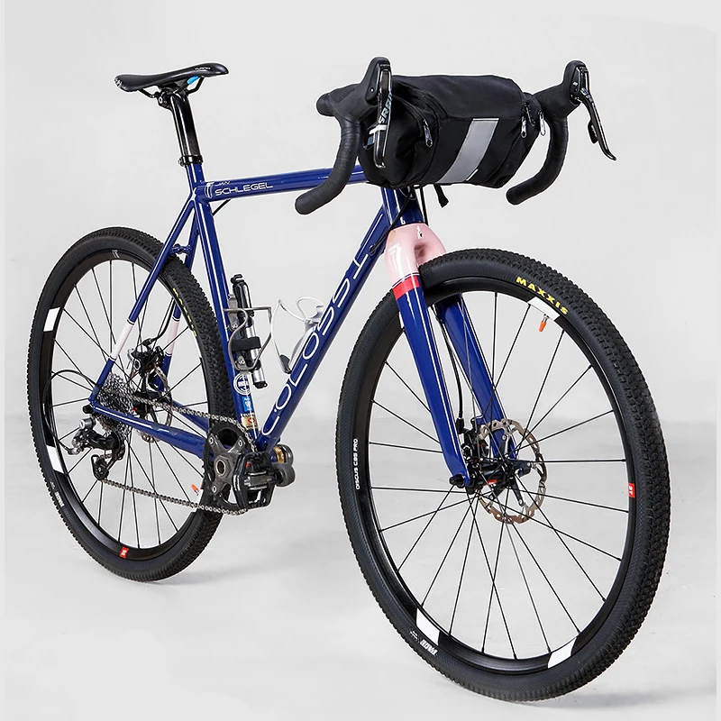 Flash Deal Bike Handlebar Bag Bicycle Front Tube Pocket Bikepacking Bag Hiking Cycling Pannier Bicycle Mountain Bags Bike Accessories 0