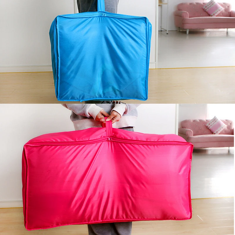 3 حجم المنزل تخزين حقيبة الملابس لحاف الفراش لحاف تخزين الحقيبة مضغوط مقبض المحمولة السفر وسادة بطانية الغسيل المنظم
