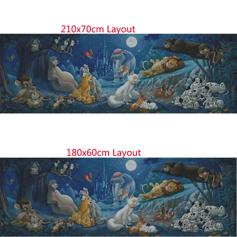 Diamond Embroidery Diy Diamond Painting Cross Stitch Kits Diamond Mosaic cartoon animals Full Square Diamond Embroidery DE024 Diamond Embroidery Diy Diamond Painting Cross Stitch Kits Diamond Mosaic cartoon animals Full Square Diamond Embroidery DE024