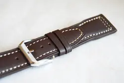 21 мм Высокая качественные ремешки для ручных часов высококлассные темно-коричневый Натуральная кожаные ремешки для часов для IWC серии