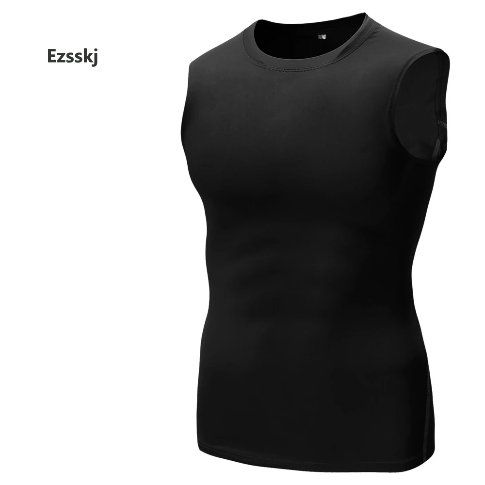 Men Boys Sports Pro Underwear Compression Training Tank Tops Stretch