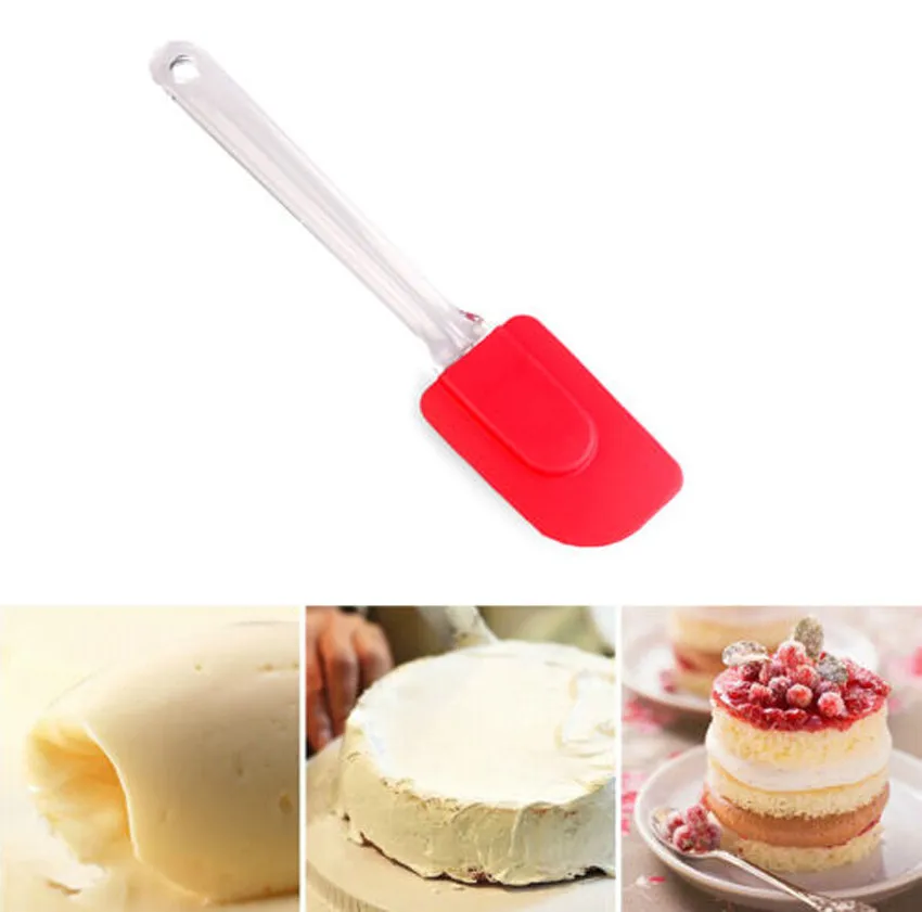

NEW Silicone Spatula Baking Butter Scraper Cooking Cake Kitchen Utensils Random