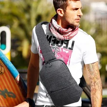 

Chest Bag for Men Waterproof Shoulder Usb Charging Crossbody Bags Men Anti Theft Single Shoulder Strap Pack Stylish New Fashion