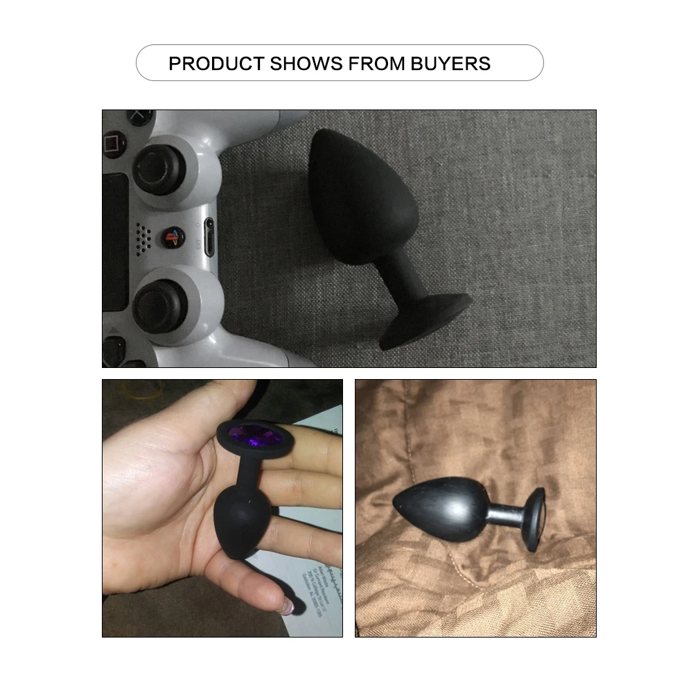 Butt Plug Anal Sex Toys For Women Men Rhinestone Anal Plug Sex Toys Multi Size Anal Butt Plug Massager Adults Erotic Products (9)