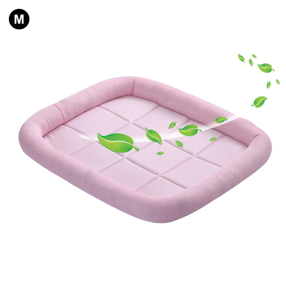 Pet Nest питомник крутая Подушка охлаждающий коврик для сиденья автомобиля весна лето с вентиляцией, шелковистые подушки для Тедди золотистый ретривер моющийся складной
