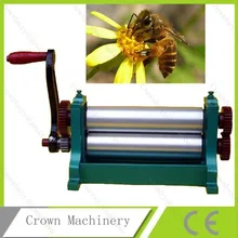 Ручной Кривошип пчелиный воск расческа плоский лист делая машину 75*310 мм