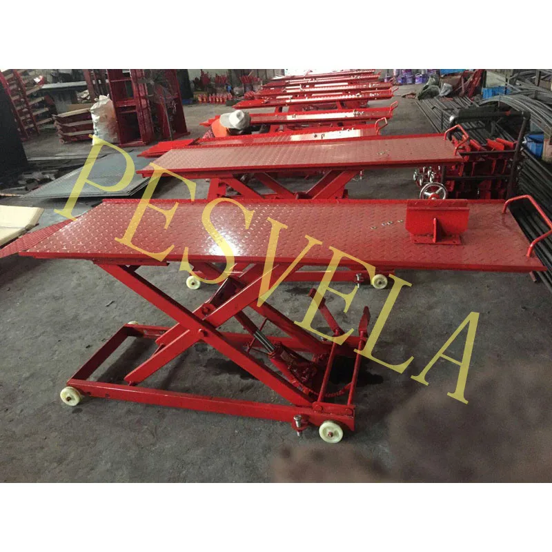 

manufacture direct sales Pneumatic motorcycle lift platform M2.0-0.8 from CHINA