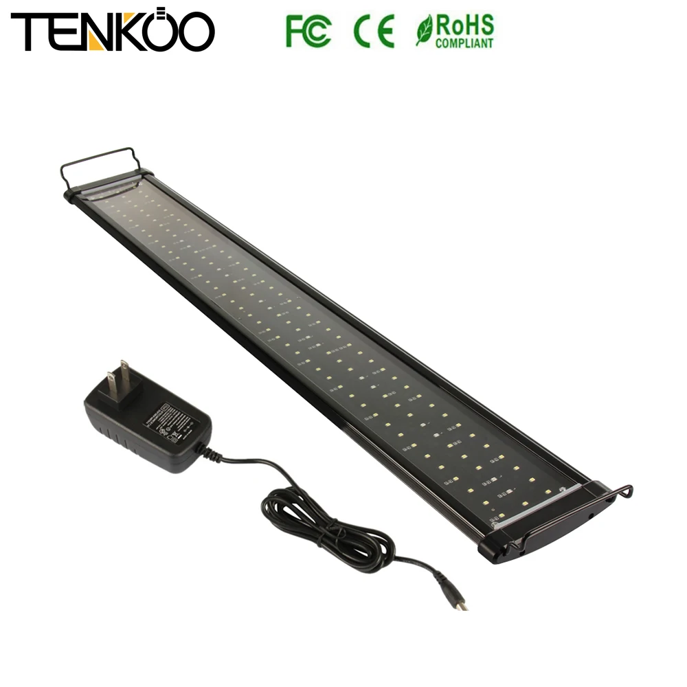 1PCS 4 Mode 30cm 40cm 60cm 90cm Bright Freshwater Fish Tank Light Lamp Extendable Brackets Aquarium