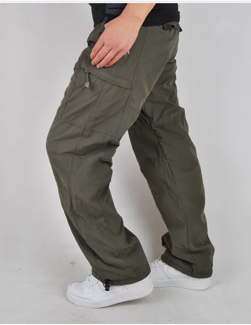 fleece lined trousers for men