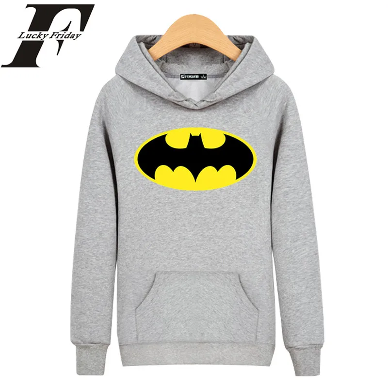 Handsome Batman hoodies Symbol Cotton Mens Hoodies and Sweatshirts 2017 for Fashion harajuku Sweatshirt brand Hoodies 3XL