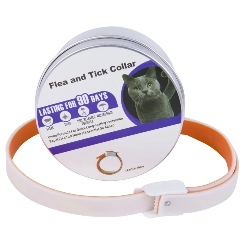 Pet Flea and Tick Collar for Cats Healthy and Safe Insect Repellent