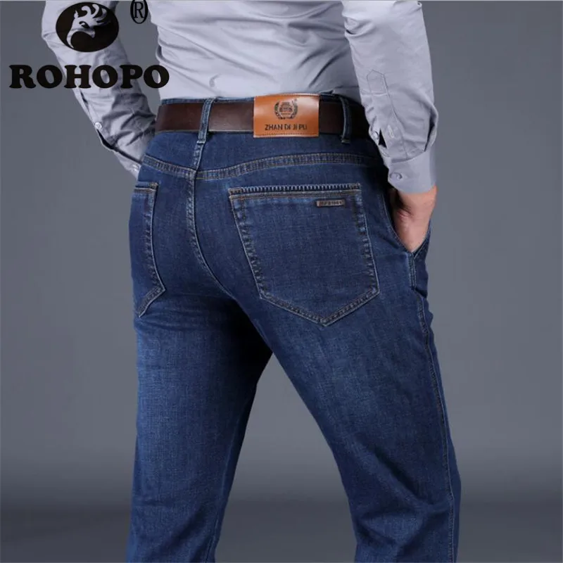 

Thick Denim Trousers Straight Military Style stretch jeans men 2019 Autumn Spring Warms Denim Trousers Washed No bleaching Jeans