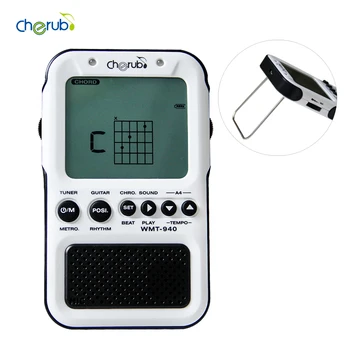 

Cherub WMT-940 Metronome Tuner for Chromatic Guitar Bass Violin Ukulele with Auto Tuning Method Electronic Metronome Sound