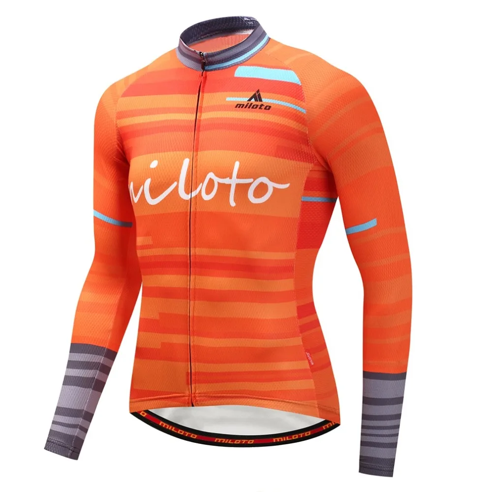 Long Sleeve Men Cycling Jersey Boy's Size 2XS-S Men's Size S-5XL