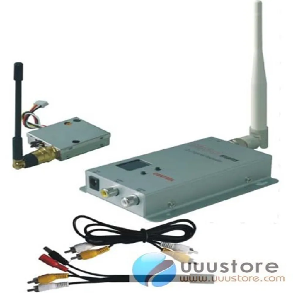 FPV 1.2g 100mw 4CH Wireless Audio&Video transmitter and 12CH receiver ...